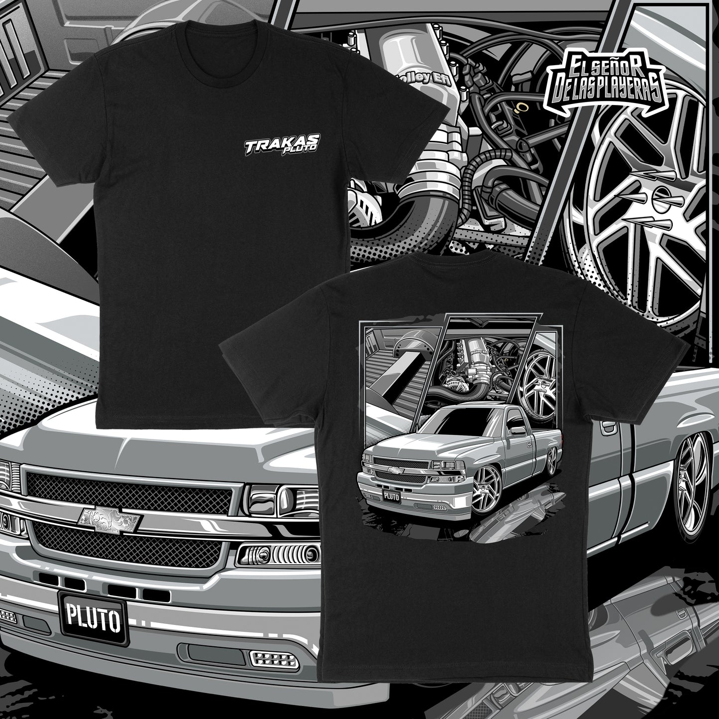 Trakas Pluto 2.0 Tee Shirts 8x entrees